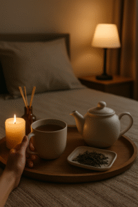 Entre Infusão e Silêncio: O Poder dos Rituais Noturnos para Dormir Melhor