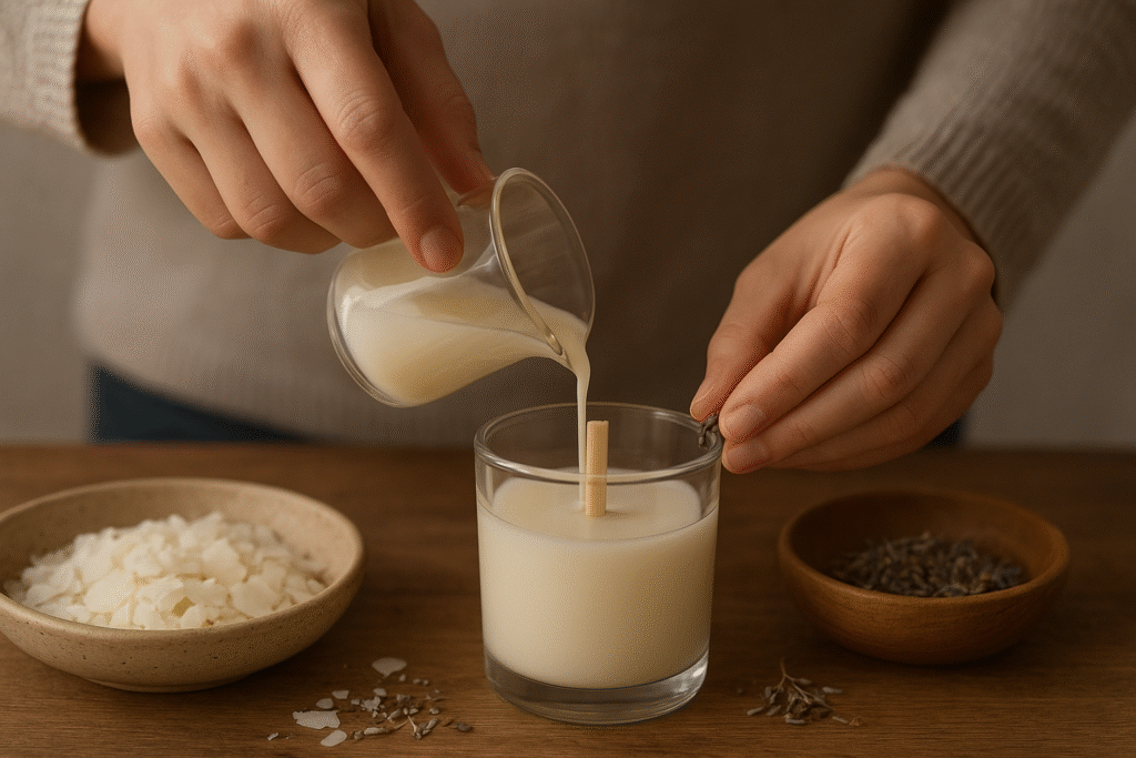 Velas aromáticas para desacelerar a mente antes de dormir