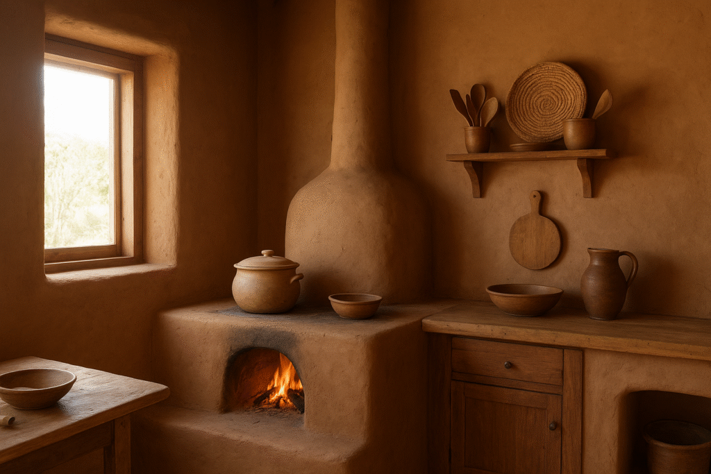 Cozinhas de barro: tradição que volta com força no design sustentável