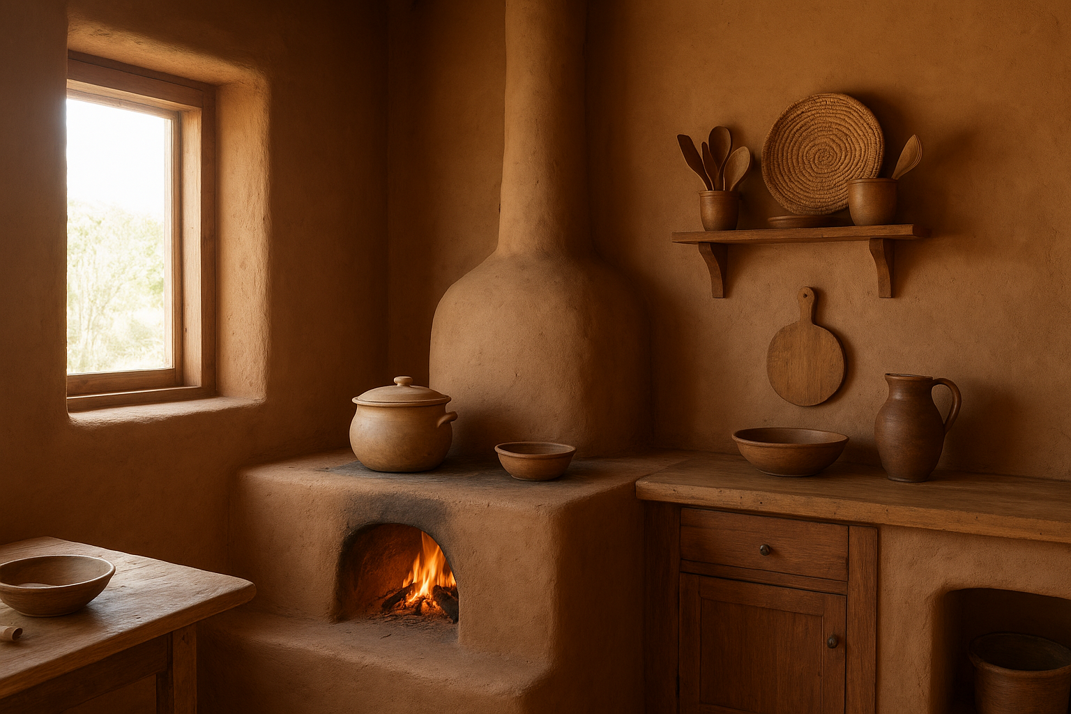 Cozinhas de barro: tradição que volta com força no design sustentável