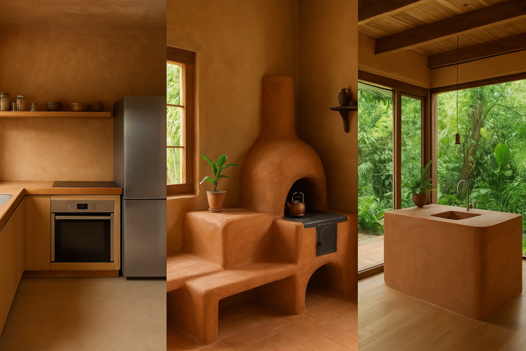 Cozinhas de barro: tradição que volta com força no design sustentável