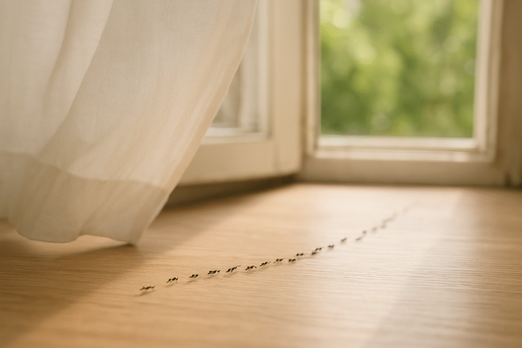 o que significa quando sua casa atrai formigas ou moscas