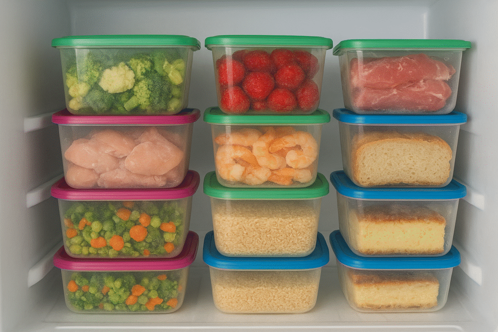 Quais alimentos sobrevivem ao freezer?