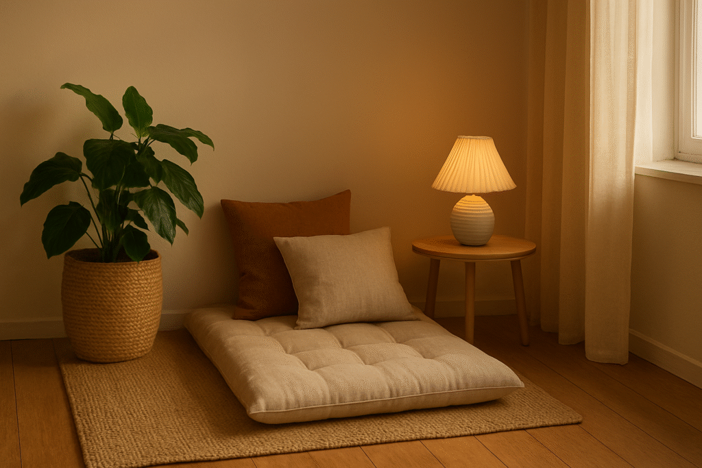 O canto do sossego: transforme um cantinho da sua casa em um refúgio sensorial de paz e reconexão